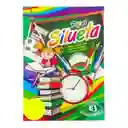 Papel Silueta 1/8 *10 Colores Surtidos