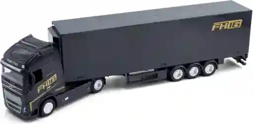 Camión A Escala Trailer Con Contenedor Volvo Fh16 Maisto