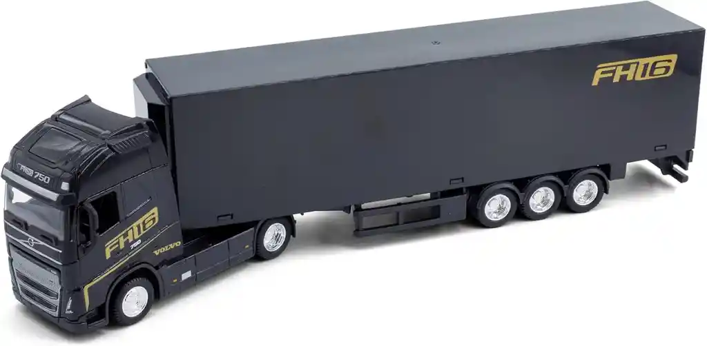 Camión A Escala Trailer Con Contenedor Volvo Fh16 Maisto