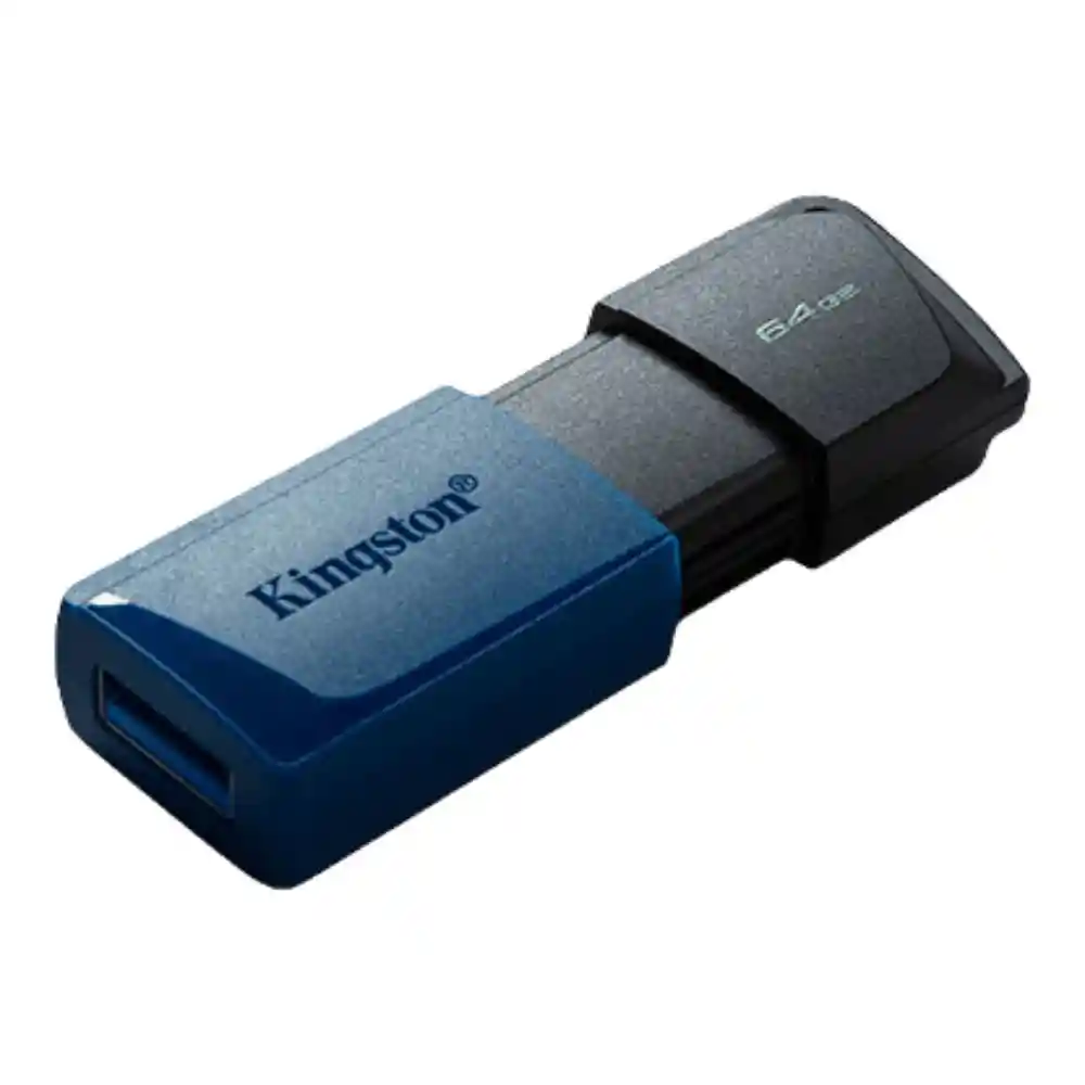 Memoria Usb Kingston 64gb 3.2 Gen 1 Datatraveler Exodia M (black + Blue)	
