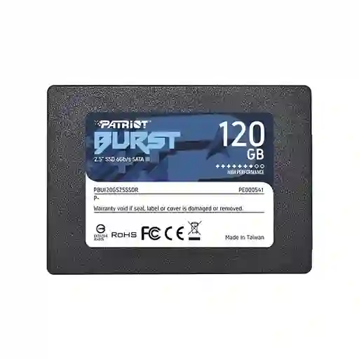 Ssd 120gb Patriot Burst Elite 450mbs Sata Disco Solido