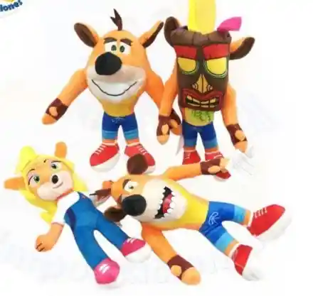 Peluche De Personajes De Crash Bandicoot - 22cm