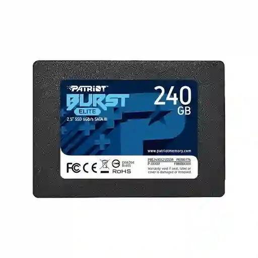 Ssd 240gb Patriot 500mbs Sata Disco Solido