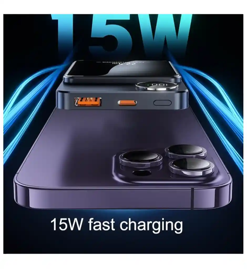 Power Bank Magnética 10000mah Pd 22.5w Harvic