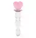 Consolador Cristal Corazon (17 Cm)