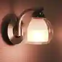 Lámpara De Pared Vintage 1 Luz Dixton La08250 -satín