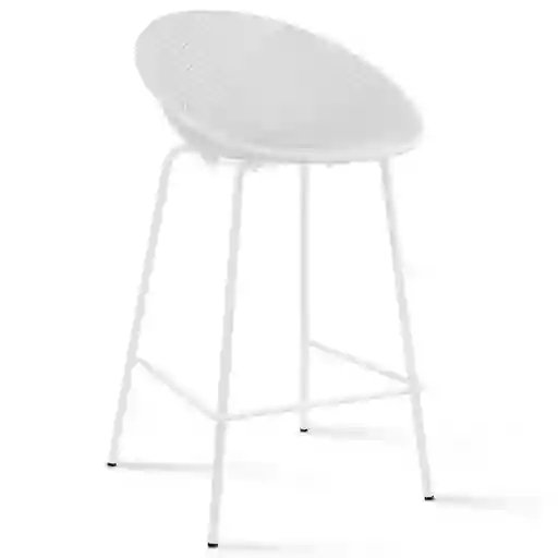Silla Bar Tipo Huevo H00110476bl -blanco