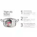 Olla Alta 15,7 L 28cm Tramontina 62648/280 Acero Inox -plateado