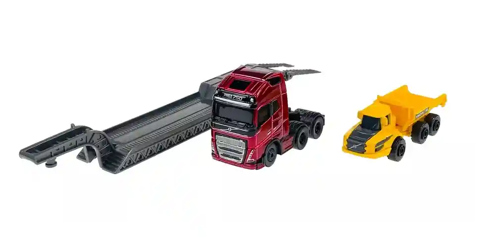 Camión A Escala Volvo Fh16 Con Volqueta A25g Maisto Original