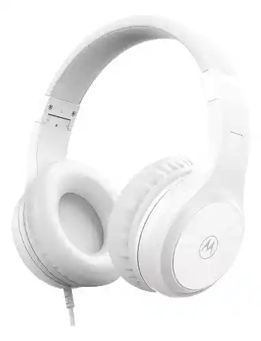 Audífonos Motorola Moto Xt120 Ligeros Diadema Over-ear Color Blanco