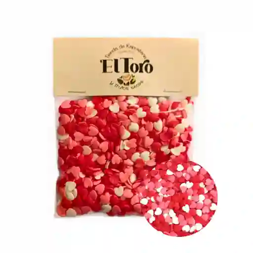 Toppings O Lluvia De Corazones 50g