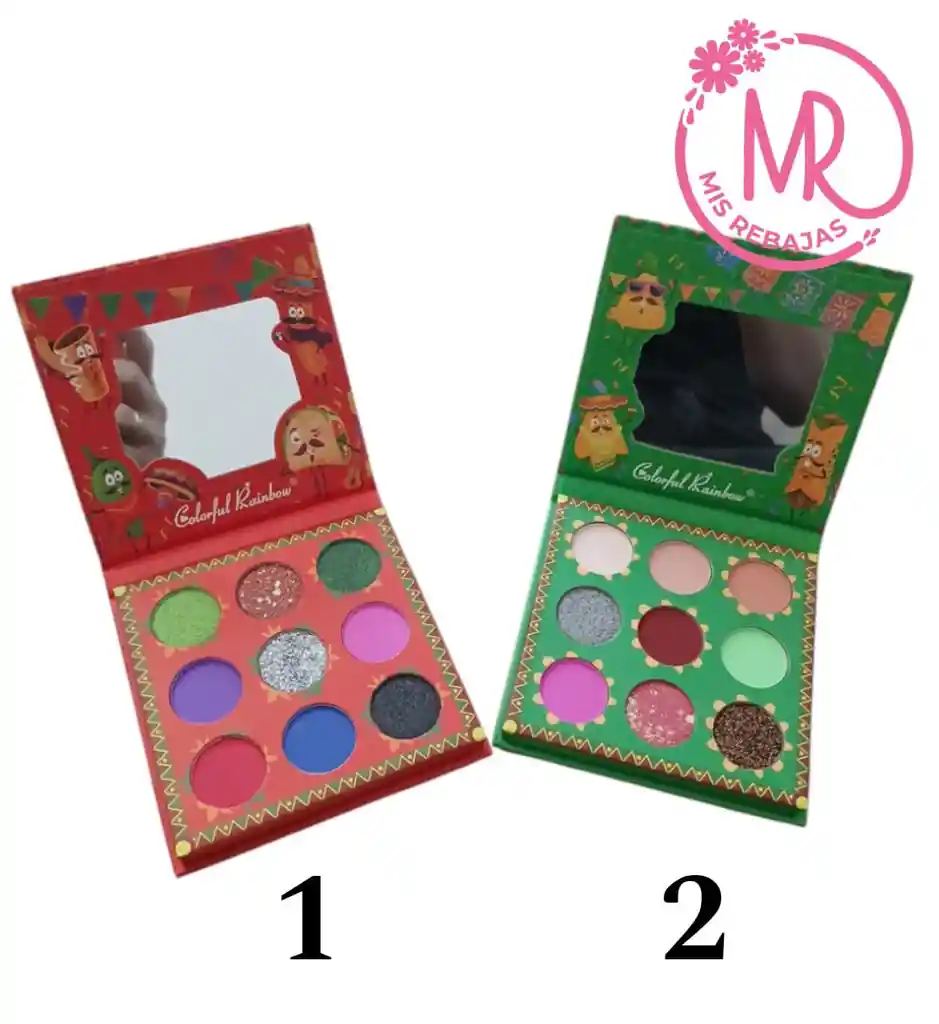 Paleta De Sombra #1 Por 9 Tonos.