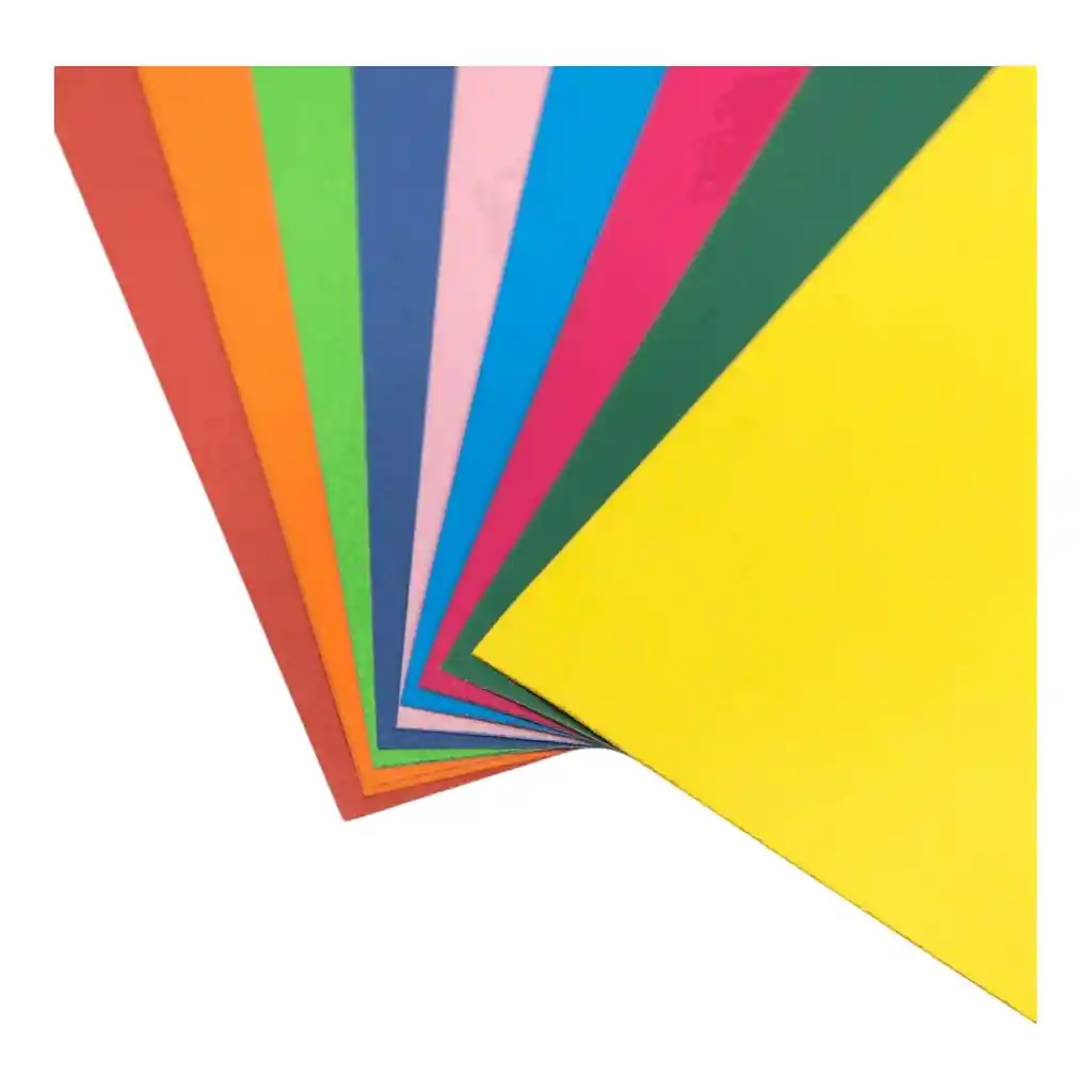 Cartulina Iris O Arte 1/8 *10 Colores Surtidos