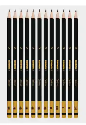 Set Lapices Graduado Estuche Metalico
