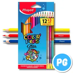 Caja Color Maped X15 Unds Unipunta