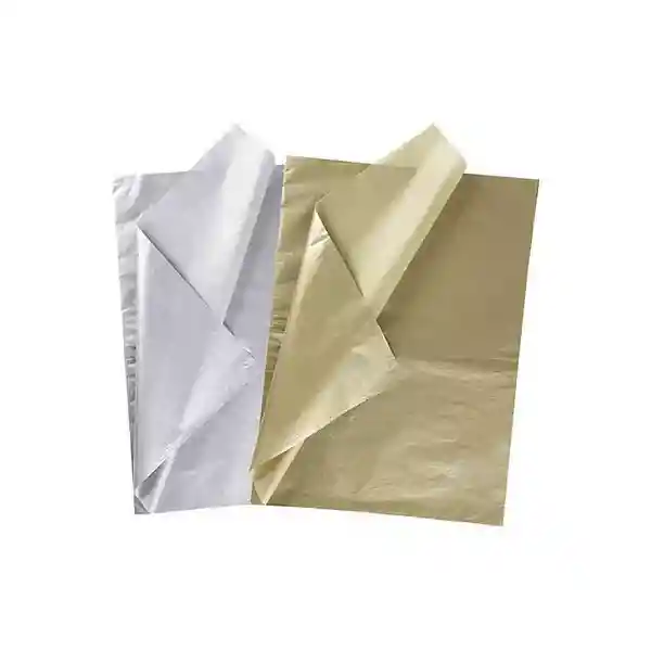 Papel Seda Plateado