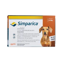 Simparica Trio Tableta Perro - 5 - 10 Kg