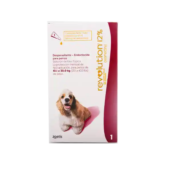 Revolution Topico Perro - 10.1 Kg- 20 Kg