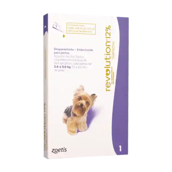 Revolution Topico Perro - 2.6 Kg-5 Kg