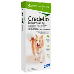 Credelio Tableta Perros - 11 - 22 Kg