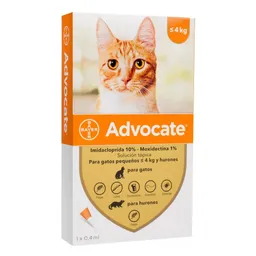 Advocate Topico Gatos - Hasta 4 Kg