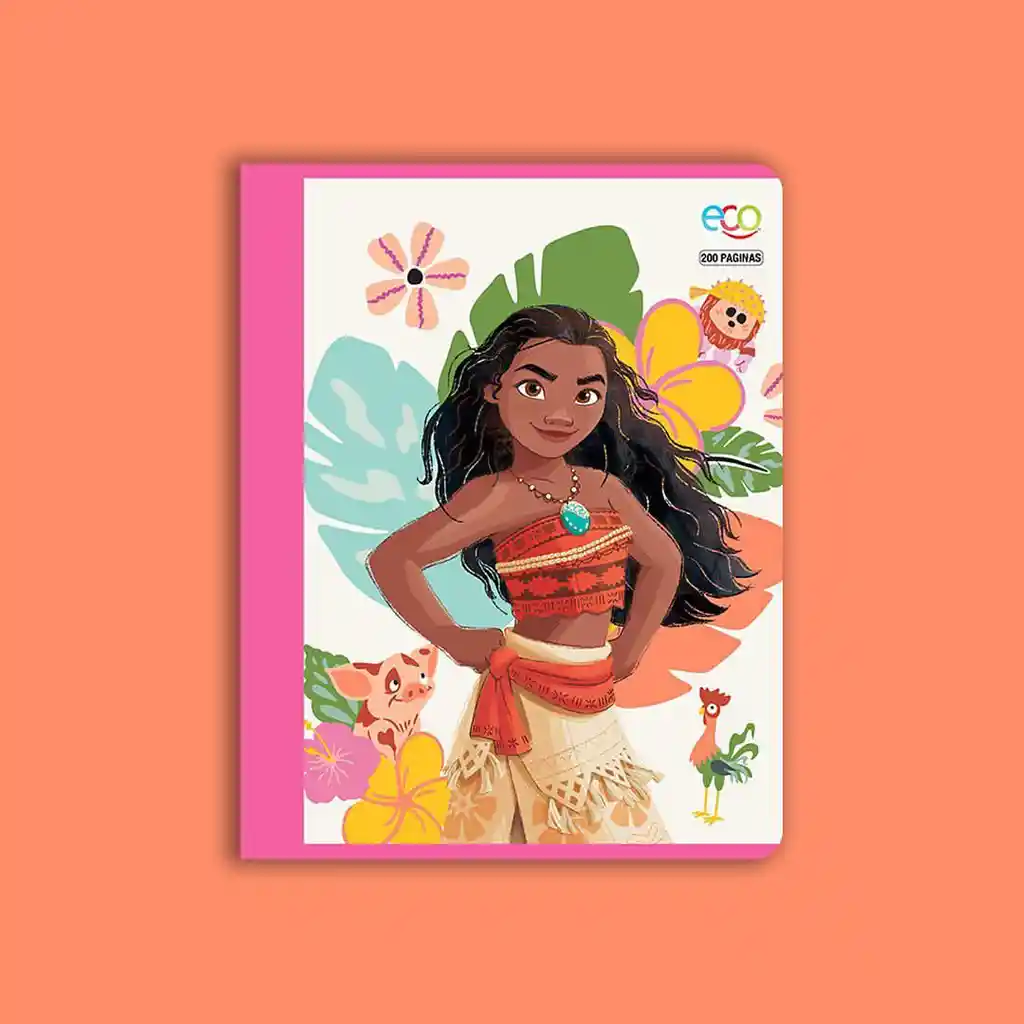 Cuaderno Scribe 100 Hojas Rayado Con Stickers Con Diseño De Princesas
