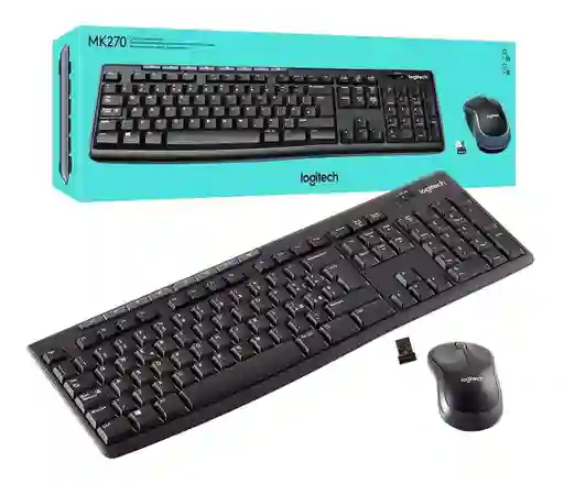 Combo Teclao Y Mouse Logitech Mk270 Inalambrico