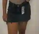 Falda Short En Jeans