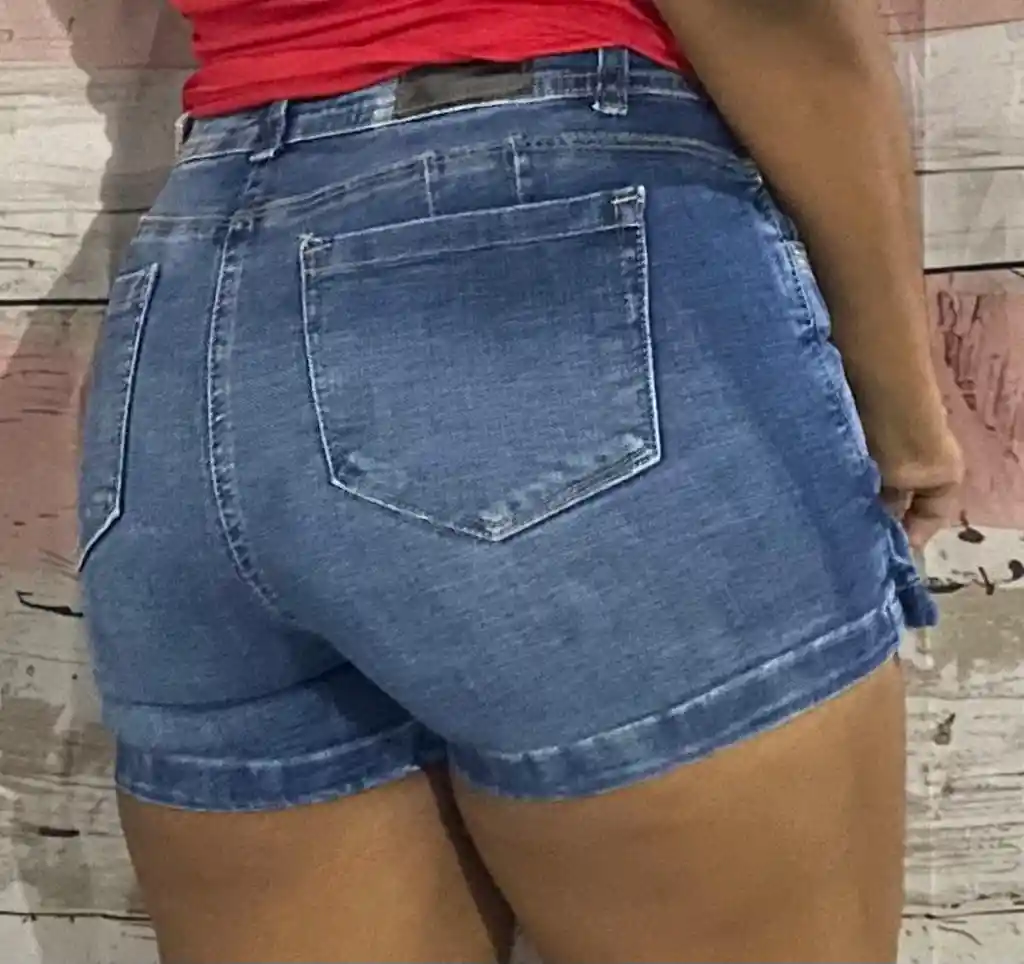 Falda Short En Jeans