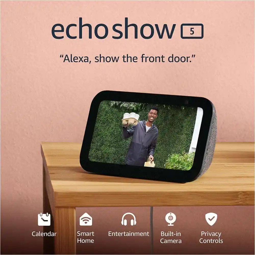 Amazon Echo Show 5 (modelo Más Reciente), Pantalla Inteligente
