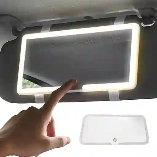 Espejo Led Para Carro Recargable