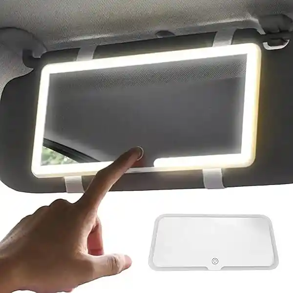 Espejo Led Para Carro Recargable