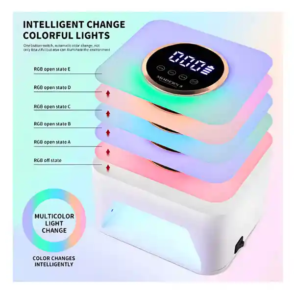 Lámpara Led Para Uñas Modern-8