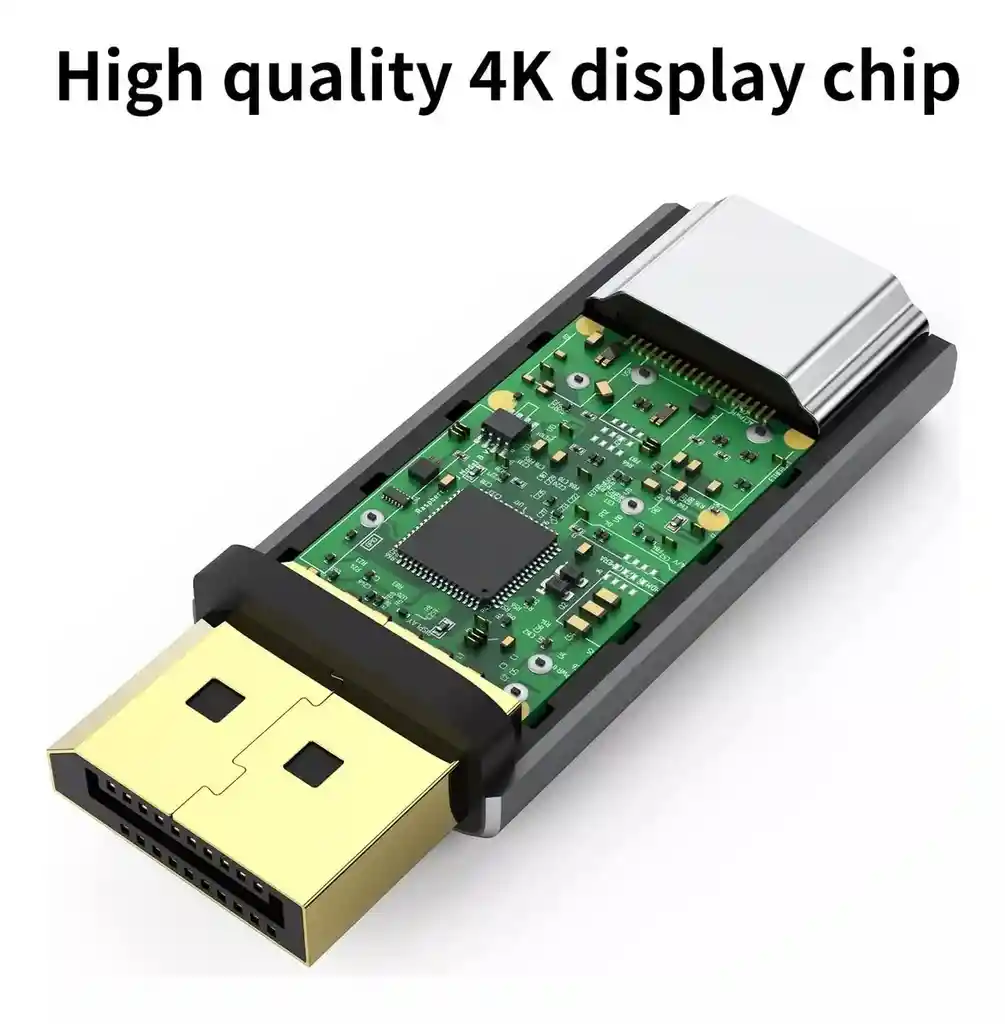 Adaptador Displayport A Hdmi Mini Ultra Hd 4k | Metalizado