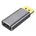 Adaptador Displayport A Hdmi Mini Ultra Hd 4k | Metalizado
