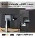 Adaptador Displayport A Hdmi Mini Ultra Hd 4k | Metalizado