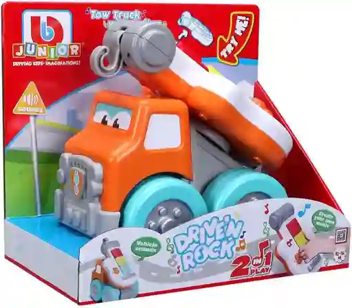 Carro De Construcción Con Guitarra Musical 2 En 1 Bebés