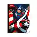 Cuaderno Cuadriculado Avengers Marvel Cosido 100 Hojas Norma Con Sticker Para Hombre