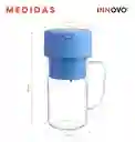 Mini Licuadora Vaso Recargable Con Pitillo Para Batidos
