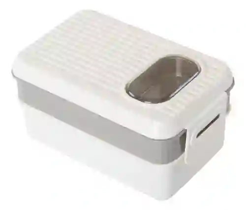 Portacomida Recipiente Para Alimentos 2 Pisos Libre Bpa