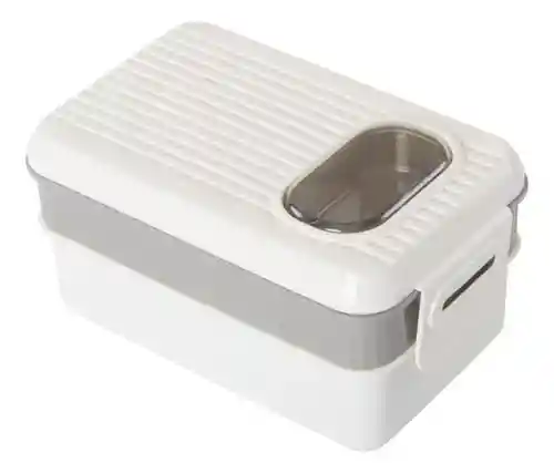 Portacomida Recipiente Para Alimentos 2 Pisos Libre Bpa
