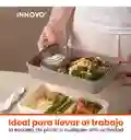 Portacomida Recipiente Para Alimentos 2 Pisos Libre Bpa