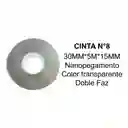 Cinta Doble Faz Adhesiva Transparente Reutilizable X 5mt N°8