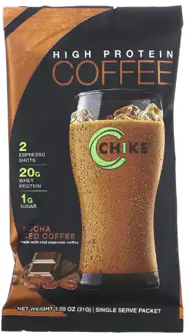 Mocha Iced Coffee Alto En Proteina