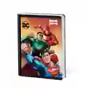 Cuaderno Cuadriculado Liga De La Justicia Justice League Dc Cosido 100 Hojas Scribe Con Stickers Escarchados Para Hombre