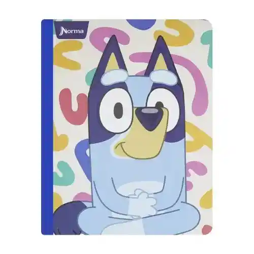 Cuaderno Cuadriculado Bluey Cosido 50 Hojas Norma Con Stickers