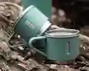 Termo Botella Térmica Bebida Agua Acero Inoxidable + Vasos