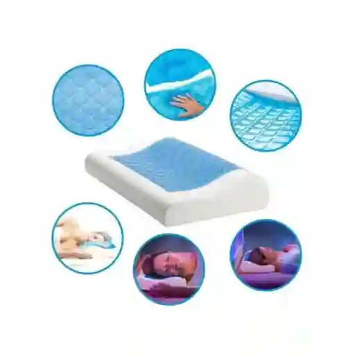 Almohada De Gel Tv Ortopédica Cool Pillow