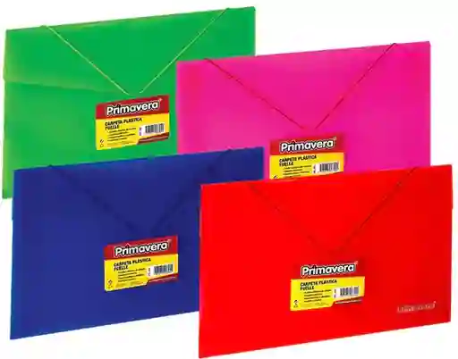Carpeta Plástica Liga Surtida/primavera