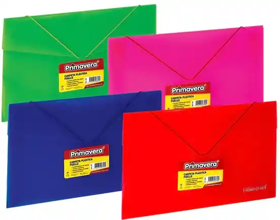 Carpeta Plástica Liga Surtida/primavera